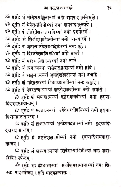 Mahamrityunjayapanchanga